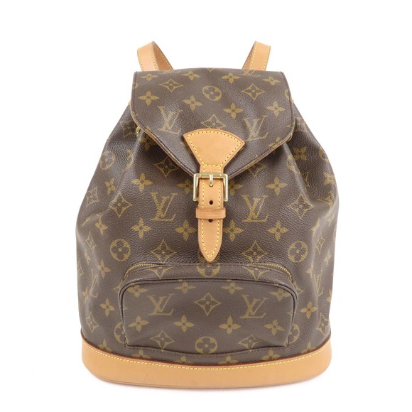 Louis Vuitton Classic Monogram Backpack in Rich Brown and Tan - Picture 2 of 16